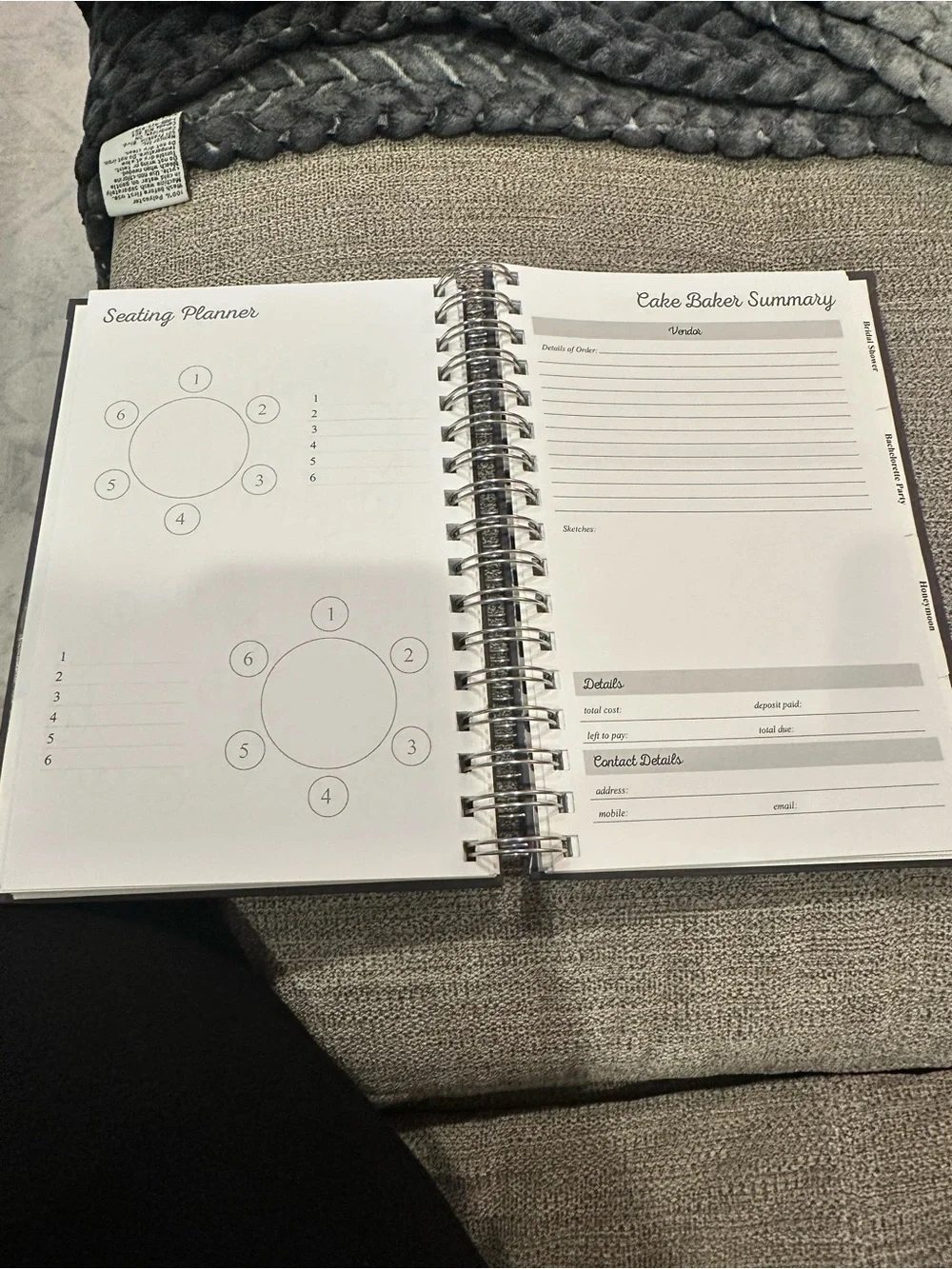 Future Mrs Johnson Wedding Planner Organizer
